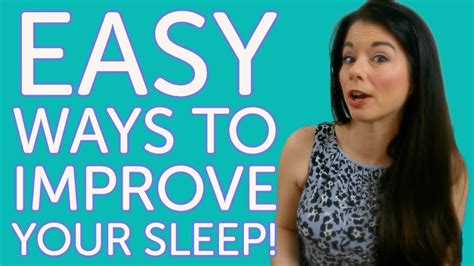 Improve Your Sleep How You Can Sleep Better Right Now Youtube