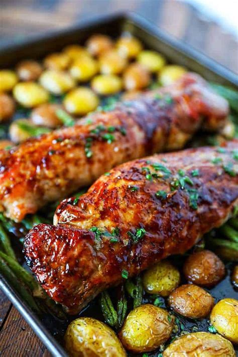 Toss the remaining marinade with the pork. 7 Simple Sheet Pan Dinners that Make Busy Weeknights Easy ...