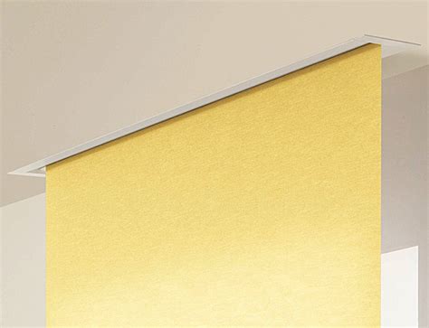 Concealed blind and curtain track. Ceiling Recessed Window Blinds | Taraba Home Review