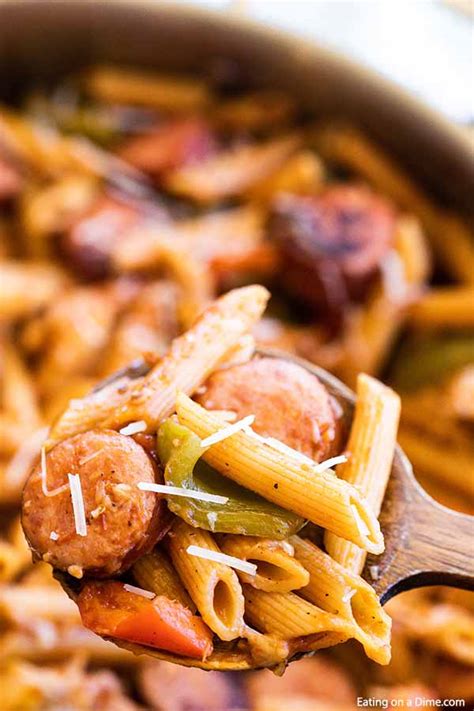 Get the pasta water boiling, and meanwhile start the sauce. Easy skillet pasta and sausage recipe - easy skillet dinner