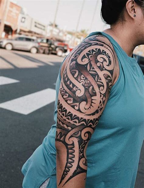 Share More Than 68 Hawaiian Tattoo Sleeve Latest In Coedo Com Vn