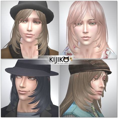 Long Layered Hair For Males At Kijiko Sims 4 Updates