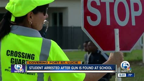 Student Arrested After Weapon Found In Port St Lucie District Says
