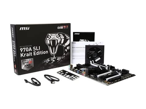 Msi 970a Sli Krait Edition Am3 Atx Amd Motherboard