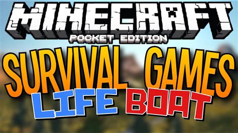 Minecraft Pe Lifeboat Survival Games 3 Tactics Are Key Youtube