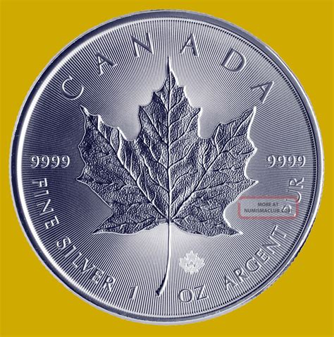 2014 Canadian Maple Leaf 1 Oz Silver Coin Brilliant Uncirculated 9999 ...