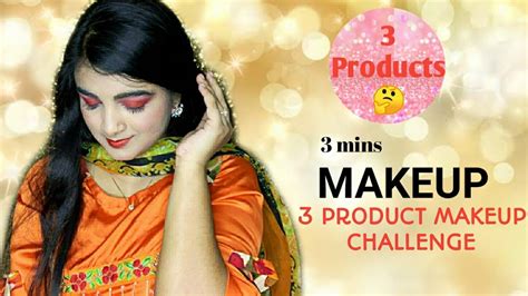 3 Products Full Face Makeup In 5 Minutes Gorgeous Makeup Look Party