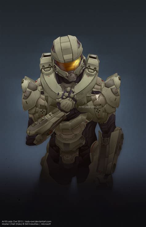 Lady Owl Master Chief John 117 As He Appears In Halo 5