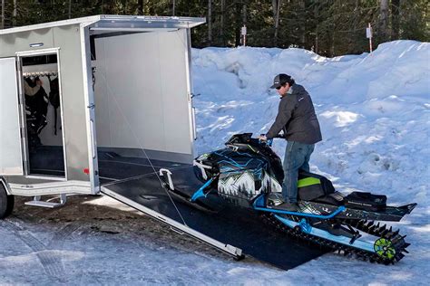 Elevation Series All Sport Gooseneck Snowmobile Trailers By Mission
