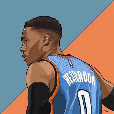 Alexandar Antonov 🏻🏀 On Instagram Russell Westbrook Art🎨 Digitalart