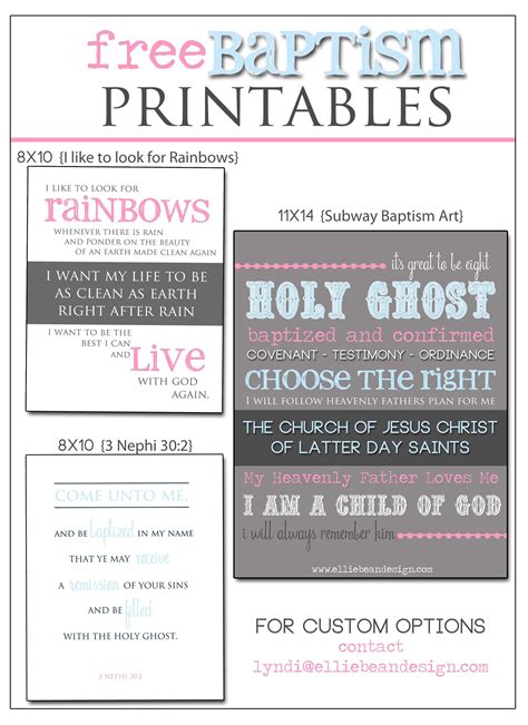 Printable Baptism Checklist Printable Word Searches