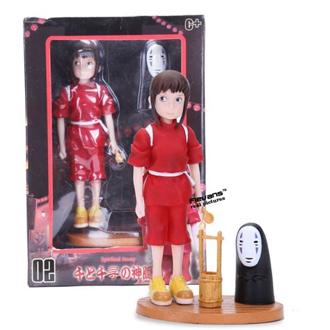 Free Shipping Anime Cartoon Miyazaki Hayao Spirited Away No Face Music Box Pvc Action Figure