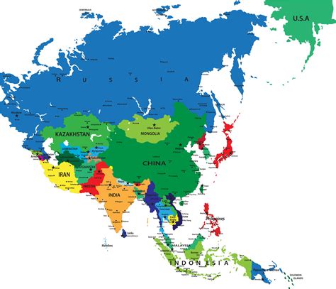 Asia Pacific Map Photos