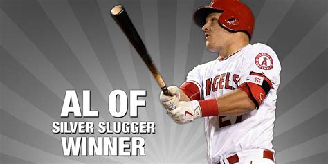 Angels Mike Trout Wins Silver Slugger Award