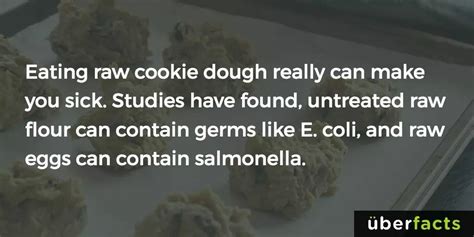 Eating Raw Cookie Dough Salmonella Weird Facts Have Time Life Hacks Repost Make It