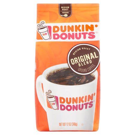 Measure one heaping tablespoon of ground coffee per 6 fl oz of water (adjust to taste.) 3. Dunkin' Donuts Original Blend Medium Roast Ground Coffee ...