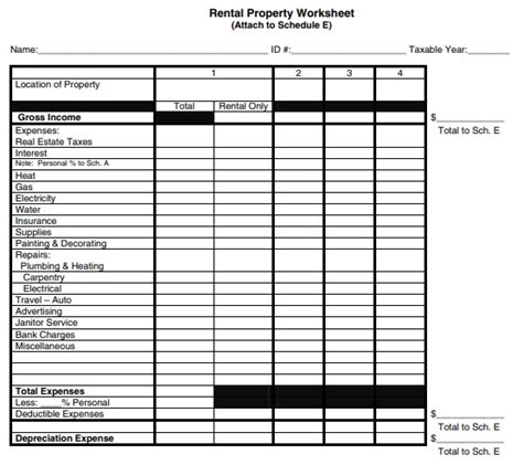 Free Rental Property Management Template Excel Word Pdf Excel Tmp