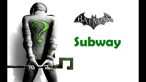 Once you have collected a certain amount of trophies (50, 100, etc), riddler will contact you, and the location will be marked on your map. "Batman Arkham City", ALL Riddler's challenges (trophy/secret/riddle) - Subway - YouTube