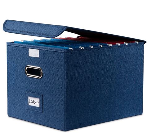 Prandom File Organizer Box Set Of 1 Collapsible