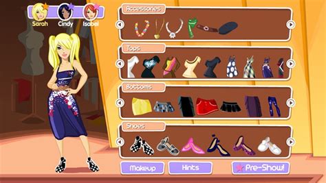 Runway Fashion Dress Up And Makeup And Salon Game For Kids By Shengfang Qin