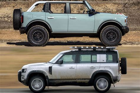 2021 Ford Bronco Vs 2020 Land Rover Defender Which Is Better