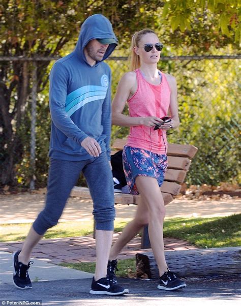 Kate Bosworth And Michael Polish Don Matching Sneakers As They Enjoy Early Morning Workout