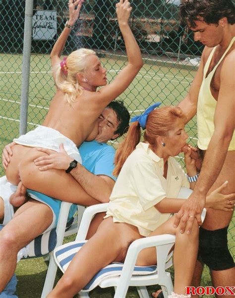 Sporty Retro Outdoor Babes Fucked By Tennis Xxx Dessert Picture 10