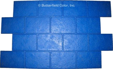 Butterfield Color Jumbo Brick Running Bond Concrete Stamp Jla Supply