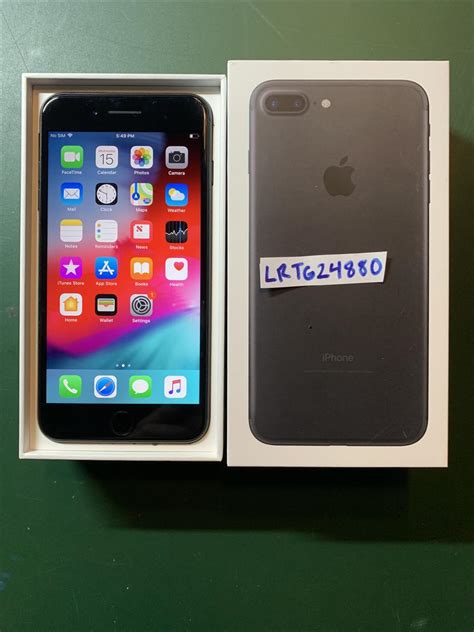 Apple Iphone 7 Plus Unlocked A1661 Black 128 Gb Lrtg24880 Swappa