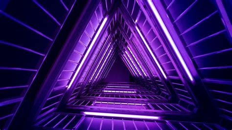 Purple Triangles Abstract 4k Hd Purple Wallpapers Hd