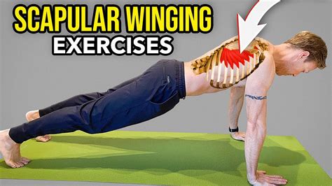 Exercises For Scapular Winging Serratus Anterior Muscle Strengthening YouTube