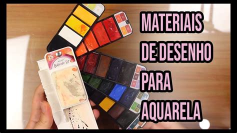 Review E Dicas De Materiais Para Aquarela Artcamargo Youtube