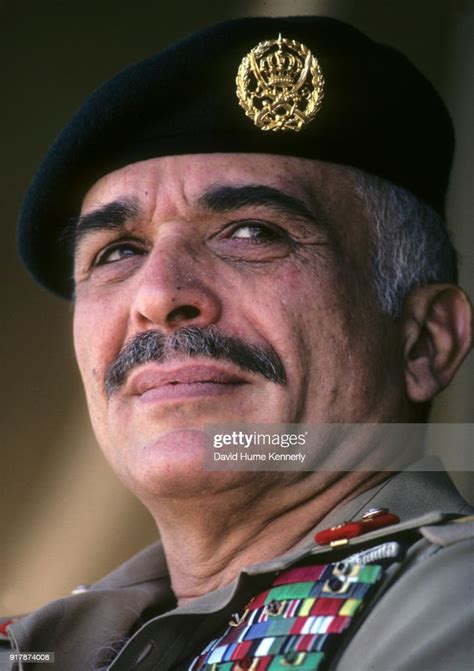 King Hussein Watches His Personal Security Forces Training Amman