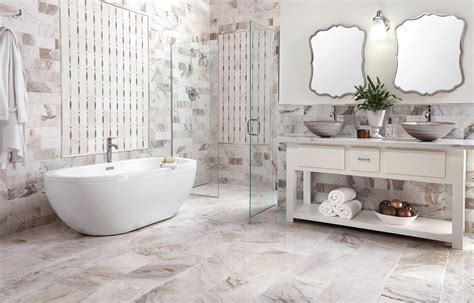 Bianco Orion Polished White Marble Tile Floor And Decor