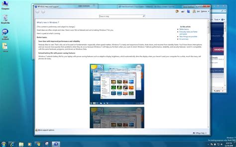 Windows 7 Beta Build 7000 Screenshots Gallery