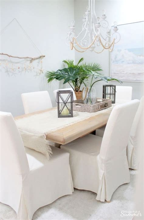 They should function for the way you live. Why I Love My White Slipcovered Dining Chairs! | House ...