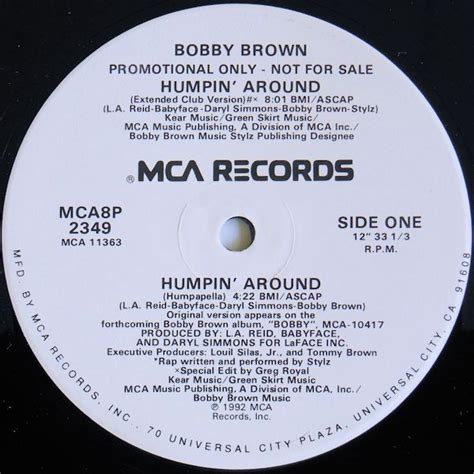 Bobby Brown Humpin Around Vinyl Discogs
