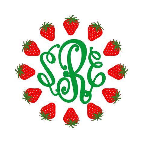 Berry Cute Cuttable Design Apex Embroidery Designs Monogram Fonts