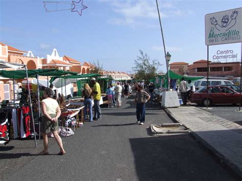 Market Day At Caleta De Fuste Close To Costa Antigua Fuerteventura