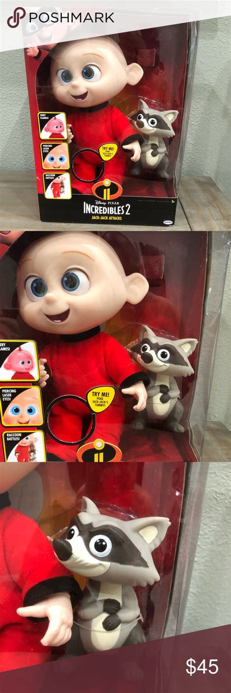 Disney pixar incredibles 2 jack jack attacks and mr. New Disney Pixar Incredibles 2 Jack-Jack Attacks NWT ...