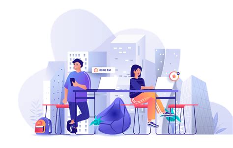 59865 Work Together In Coworking Office Illustrations Free In Svg