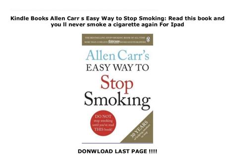 Allen Carr Easy Way To Stop Smoking Audio Dallaslasopa