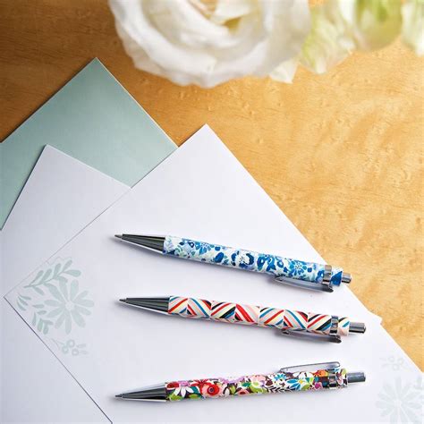 Decorative Set Of Three Pens By Collier Campbell