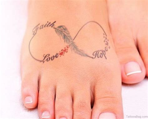 People love infinity tattoos for its unique meaning. 64 Cute infinity Tattoos For Foot