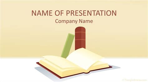 Book Template Powerpoint