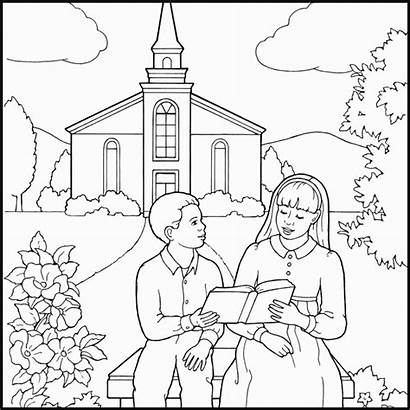 Sabbath Coloring Holy Pages Lds Primary Remember