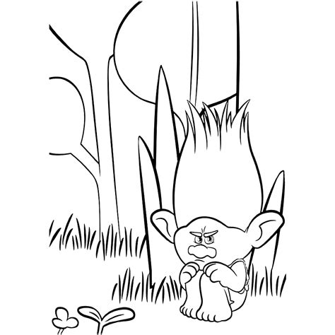 Trolls coloring pages trolls is an american musical comedy film based on the troll dolls created by thomas dam. Branch - Coloring pages for kids