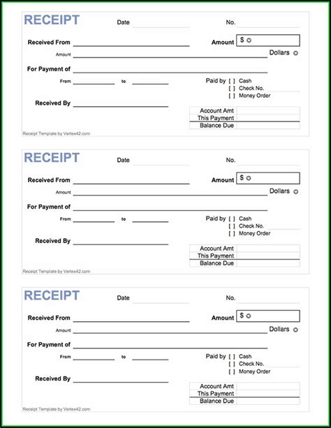 Payroll Receipt Template Web Here Weve Compiled A List Of 10 Free