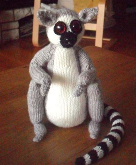 Hococo The Lemur Project On Knitted Animals Lemur