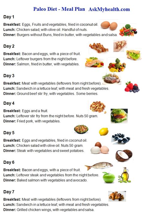 15 Day Paleo Diet Meal Plan Every Thing About Paleo Diet